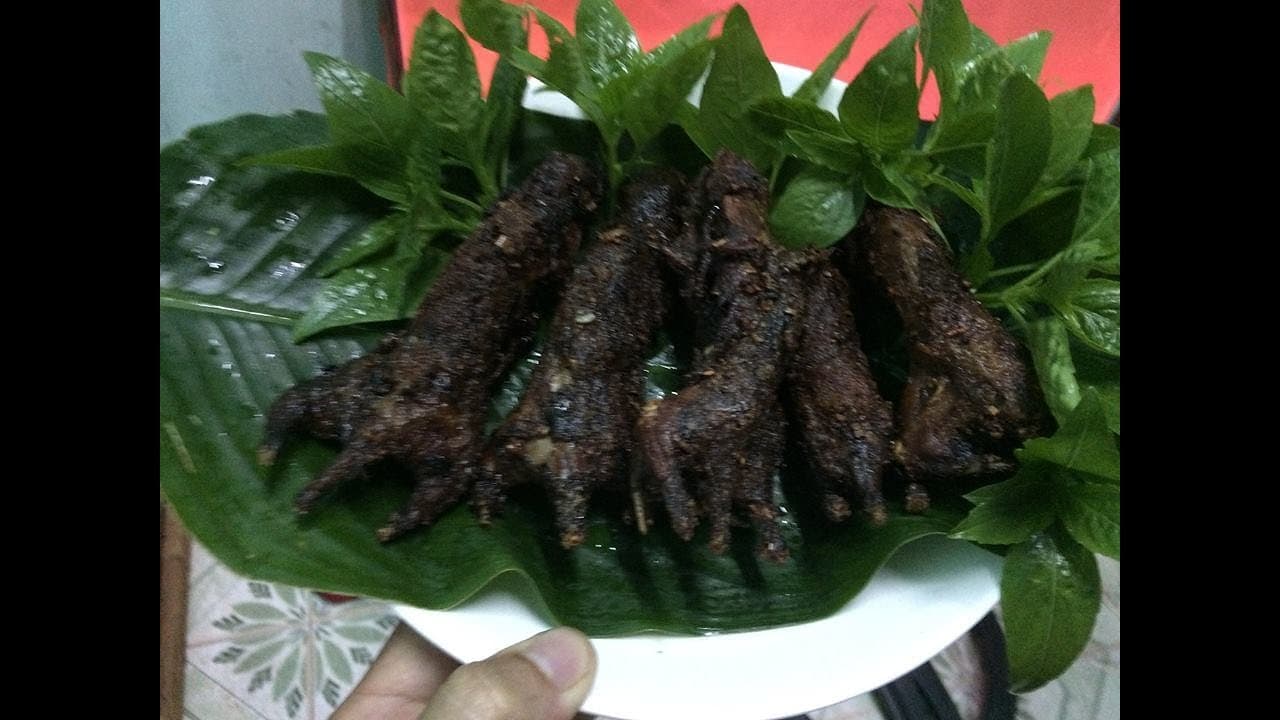 Chuột đồng rô ti hoặc nướng
