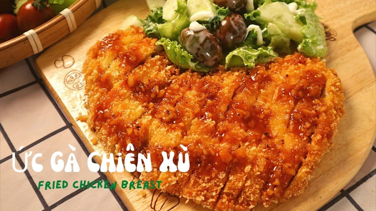 Ức Gà Chiên Xù