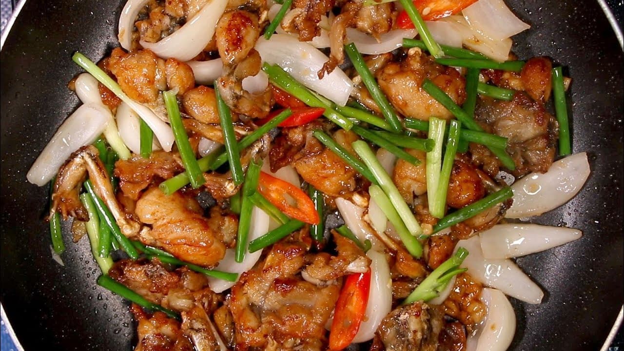 Ếch chiên nước mắm