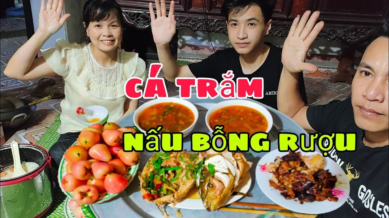 Cá Nấu Bỗng Rượu