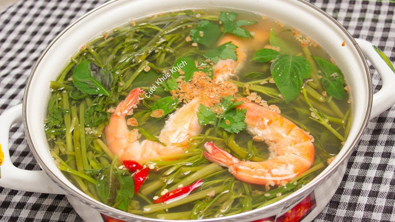 Canh Chua Rau Muống Tôm