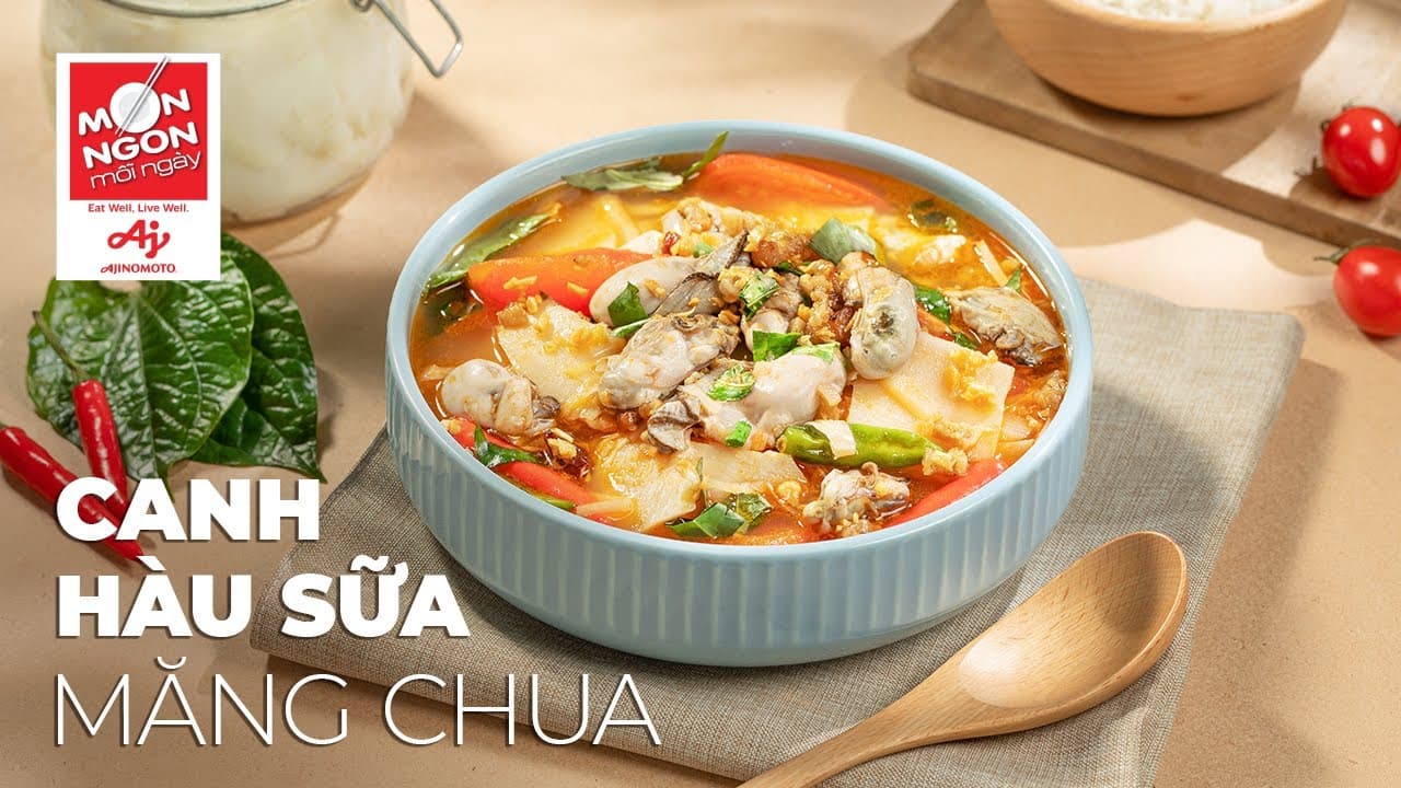 Canh hàu nấu măng chua