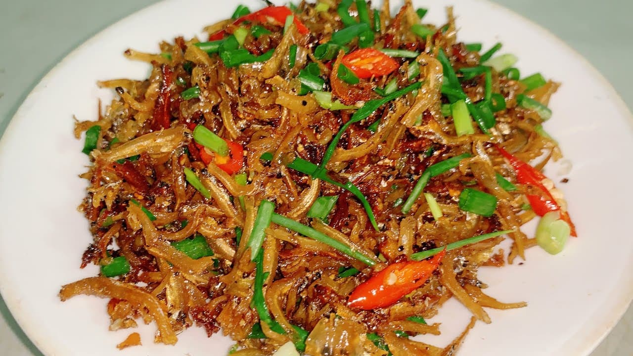 Khô Cá Cơm Kho Tiêu