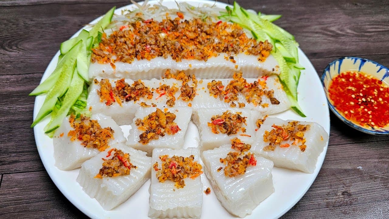 Bánh đúc nước dừa