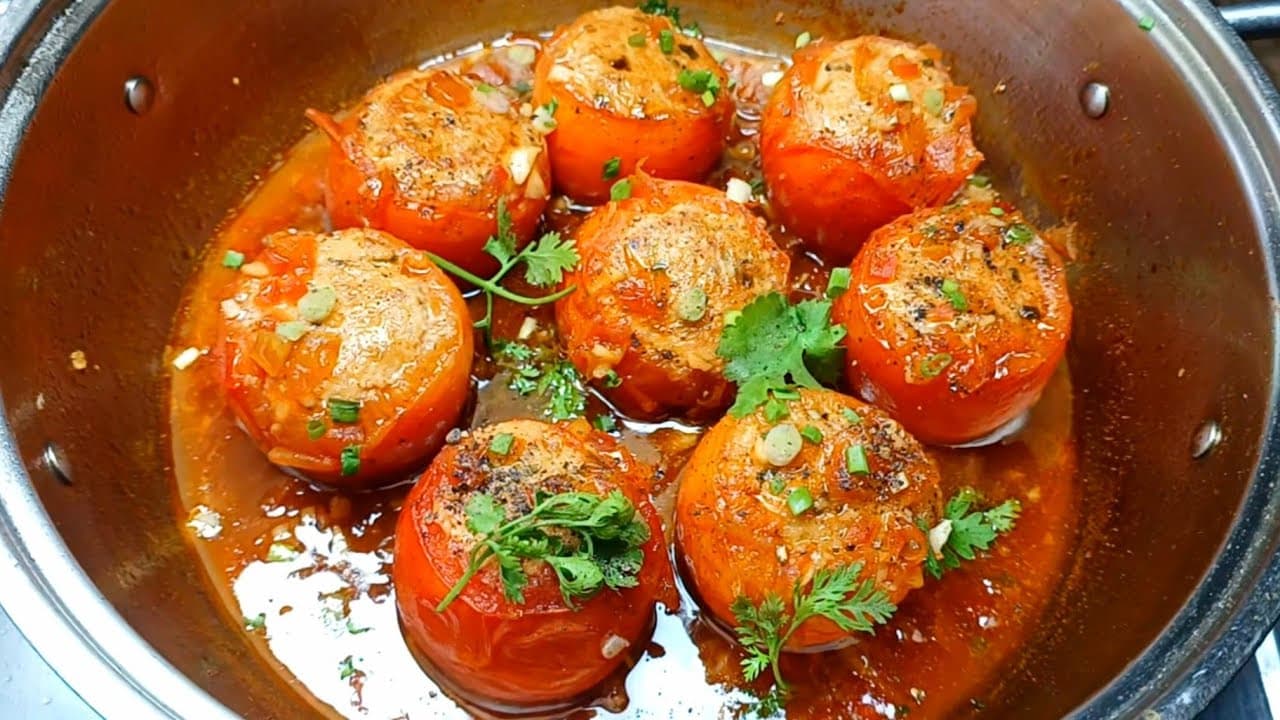 Thịt Dồn Cà Chua Sốt Cà