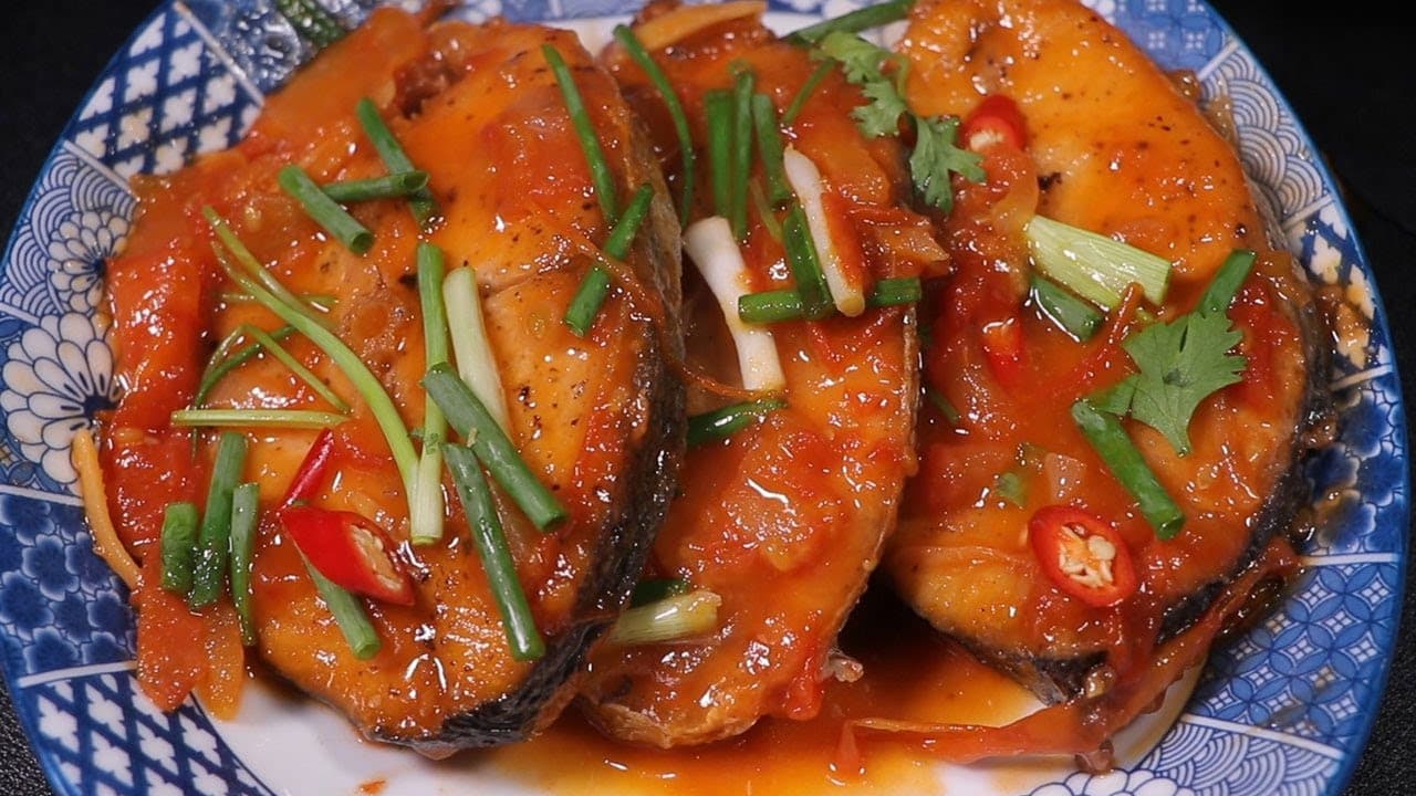 Cá thu sốt chua ngọt