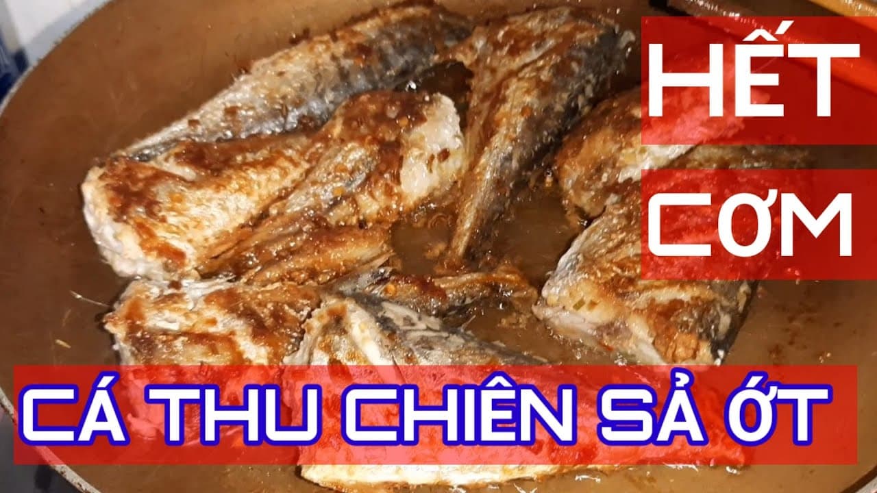 Cá Thu Sốt Sả Ớt