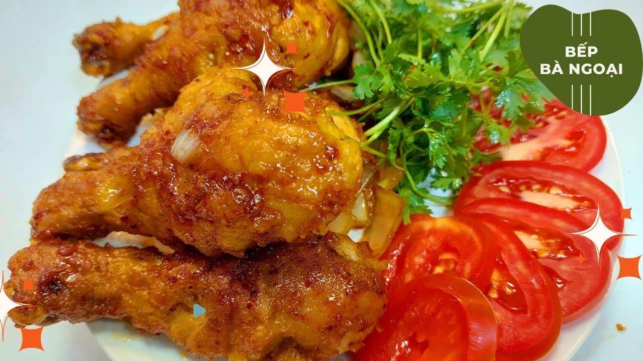 Đùi gà sốt bơ tỏi