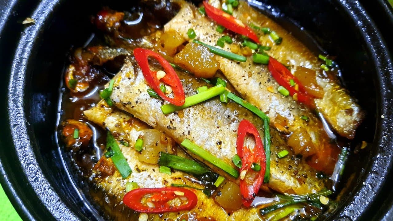 Cá đối kho mặn