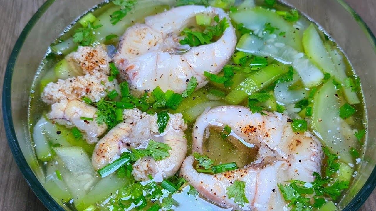 Canh Bầu Nấu Cá Lóc