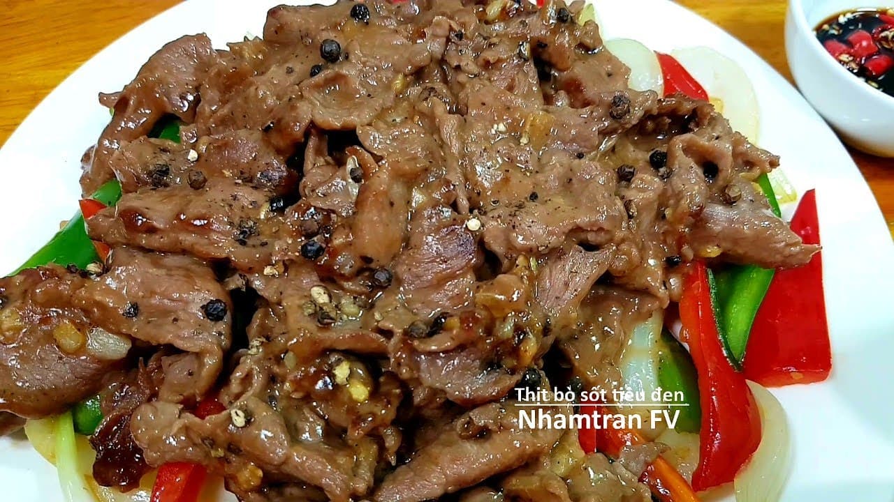 Bò Xốt Tiêu Đen