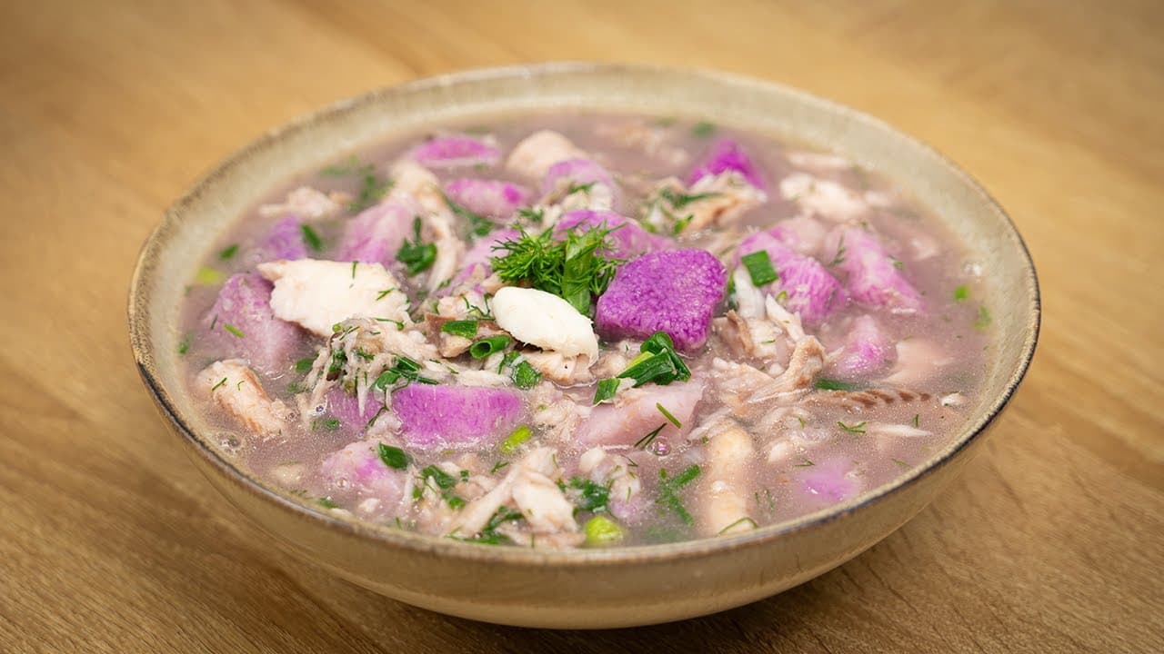 Canh Khoai Mỡ Cá Lóc