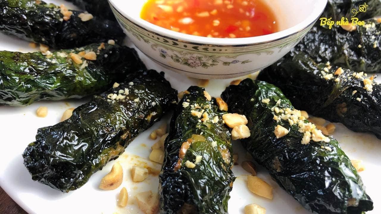 Bò cuốn lá lốt chiên