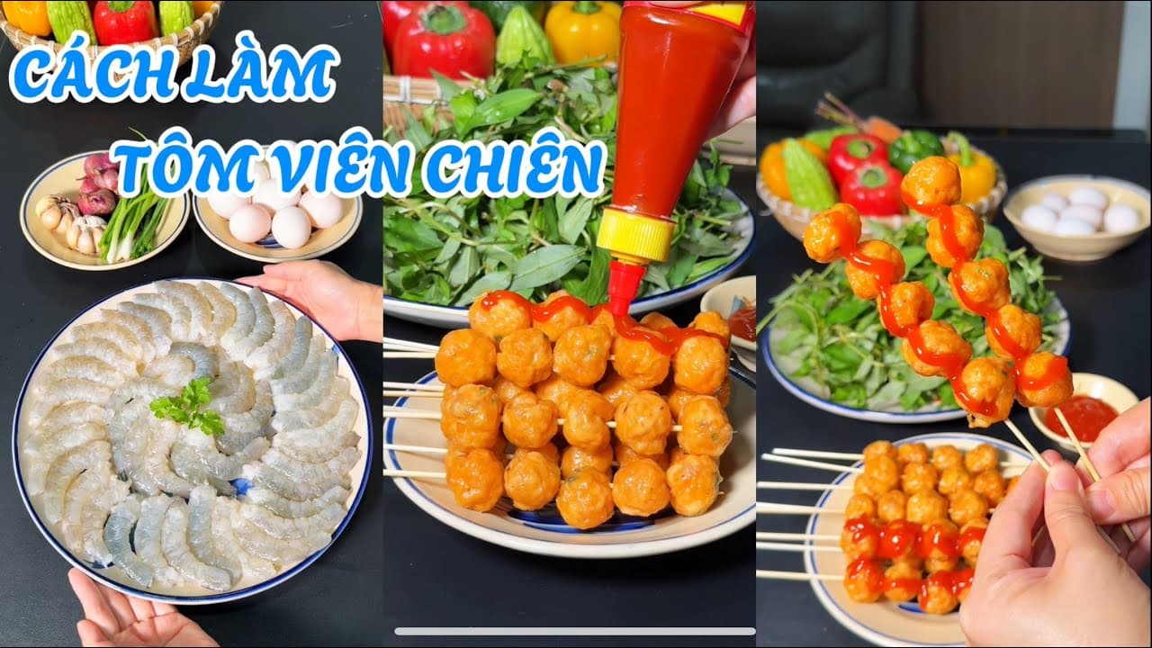 Tôm viên chiên