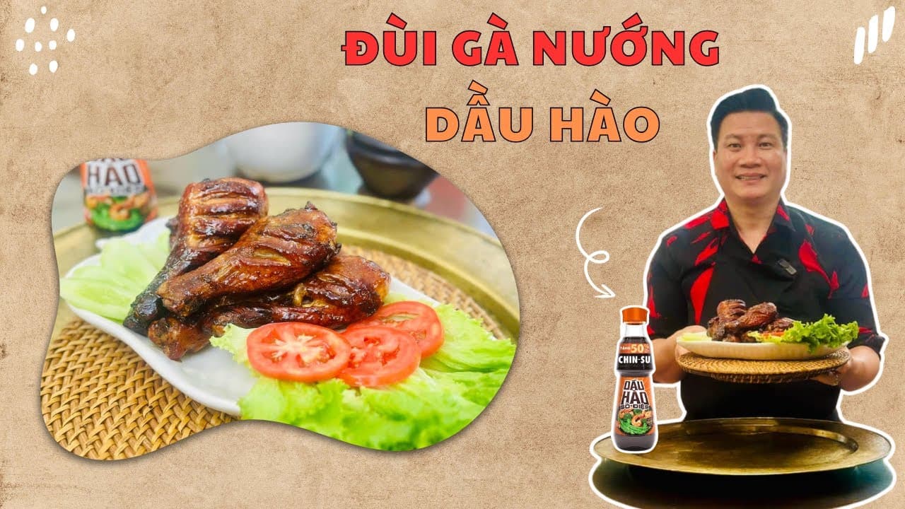 Đùi Gà Nướng Dầu Hào