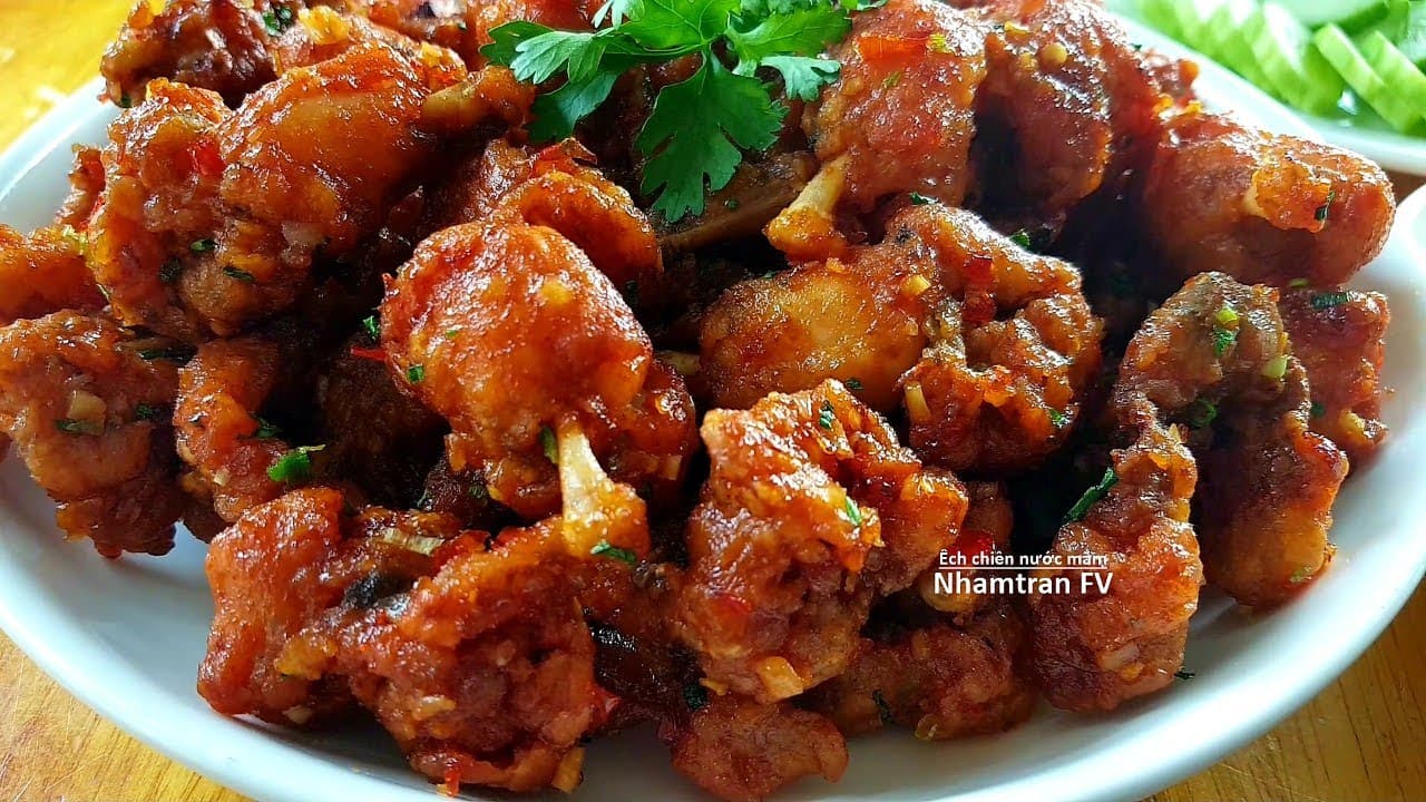 Ếch Chiên Mắm Cay