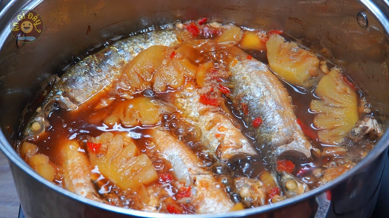 Cá đối kho thơm