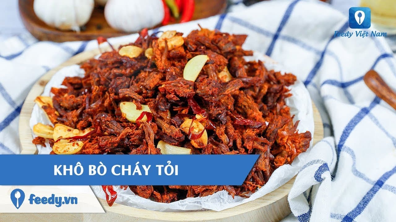 Bò Khô Cháy Tỏi