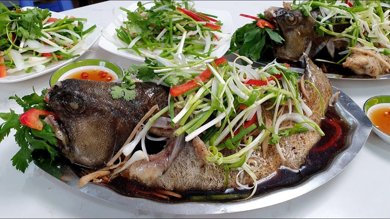 Cá bống mú hấp