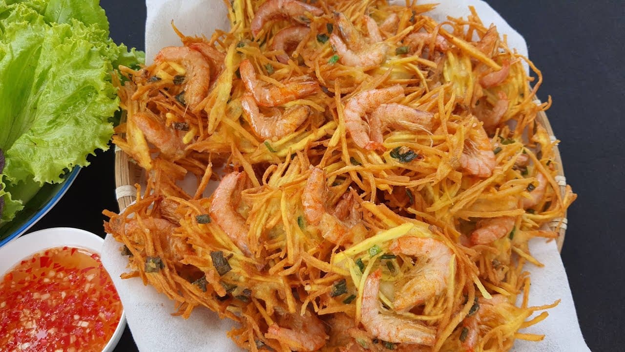 Bánh tôm chiên