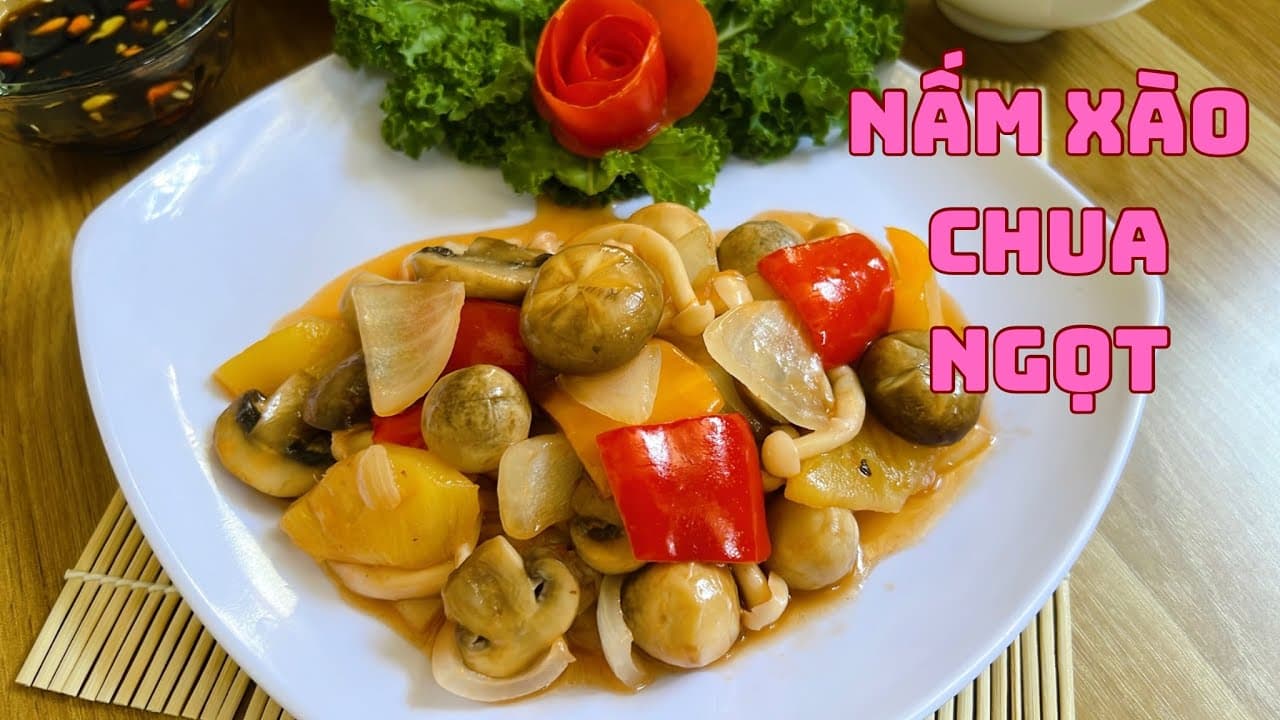 Nấm xào chua ngọt