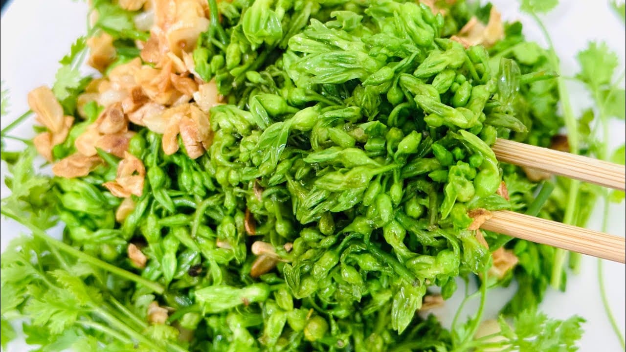 Bông Thiên Lý Xào Tỏi