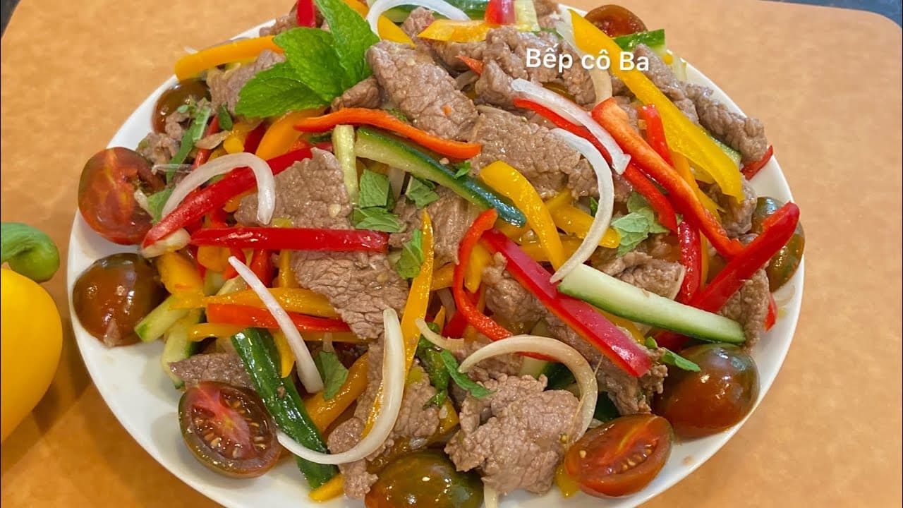 Gỏi Bò Ớt Chuông