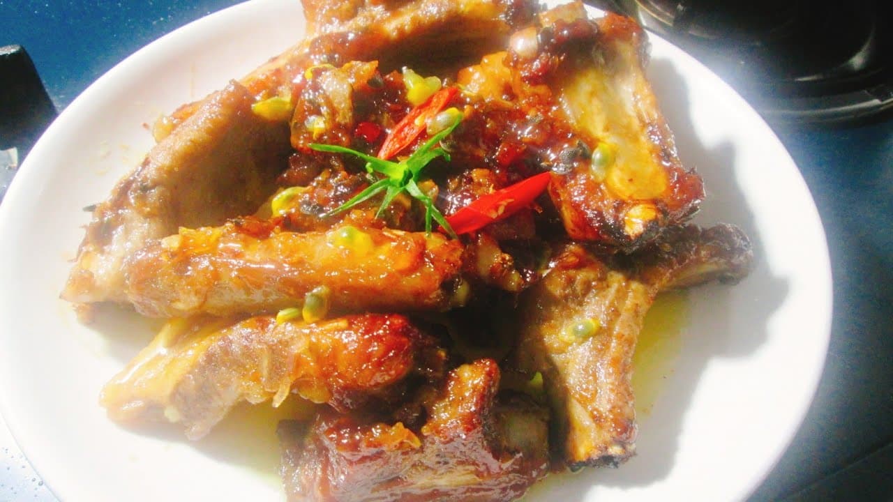 Sườn Rán Sốt Chanh Leo