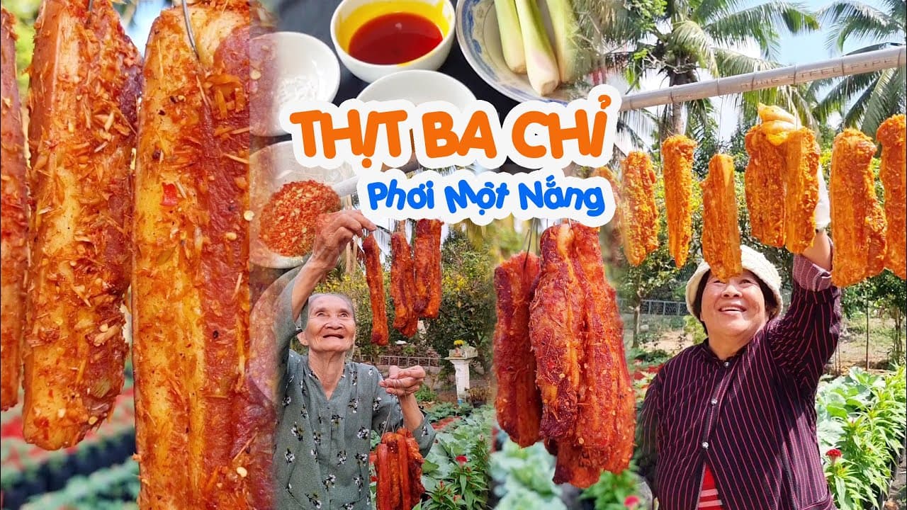 Thịt ba chỉ một nắng