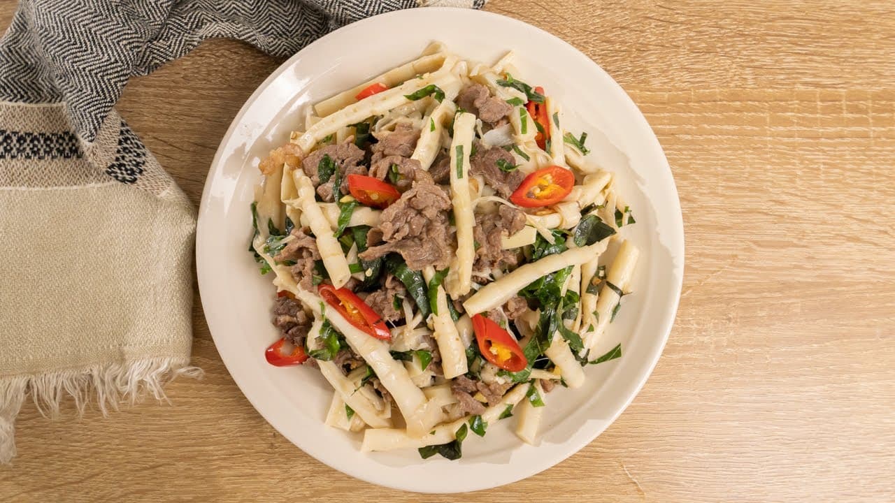 Măng Rừng Xào Thịt Bò