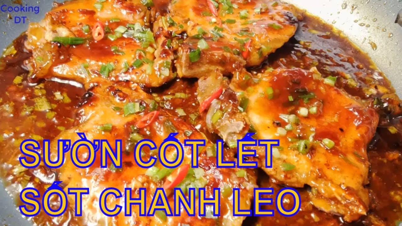Sườn cốt lếch ram chanh dây