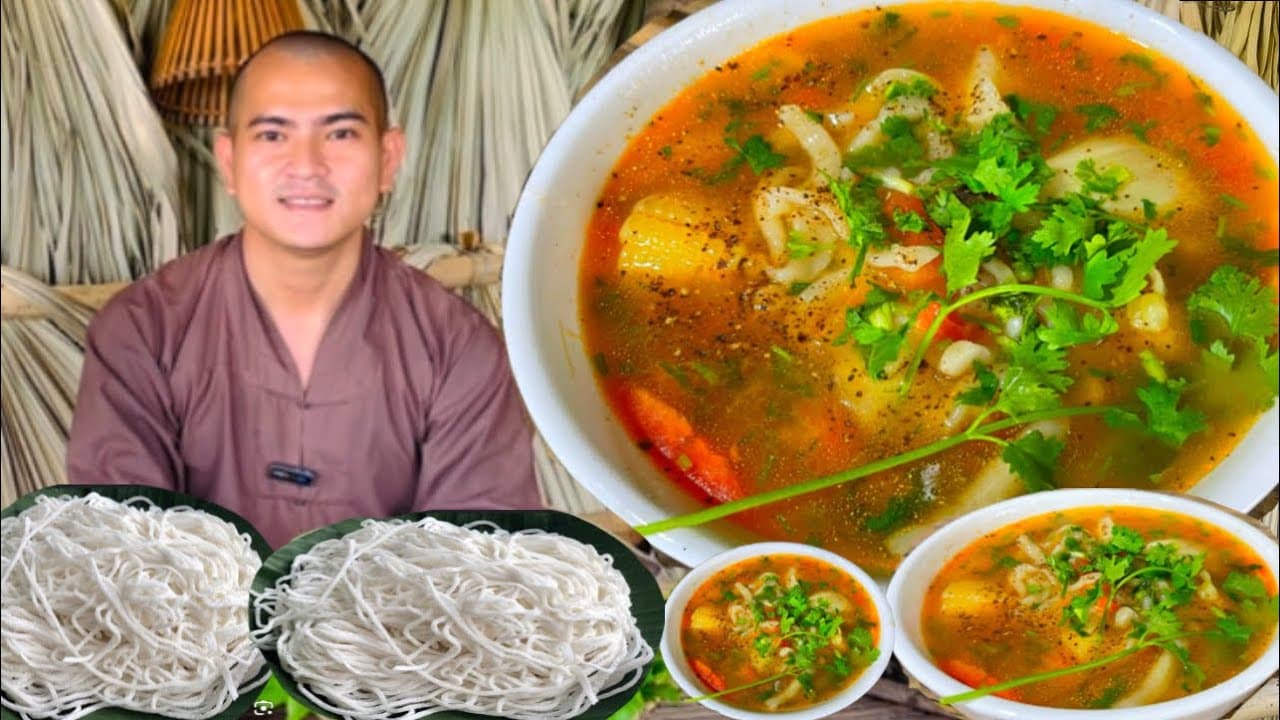 Bánh canh chay bột mì