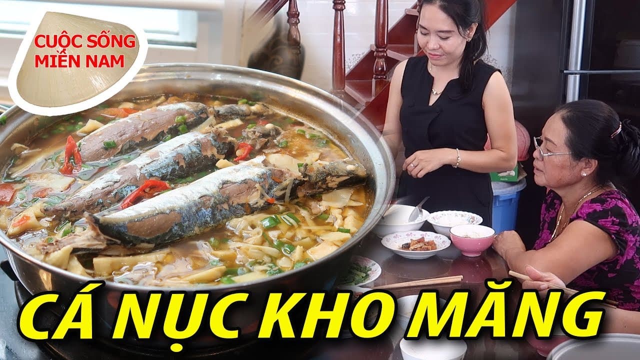 Cá Nục Kho Măng Cà Chua