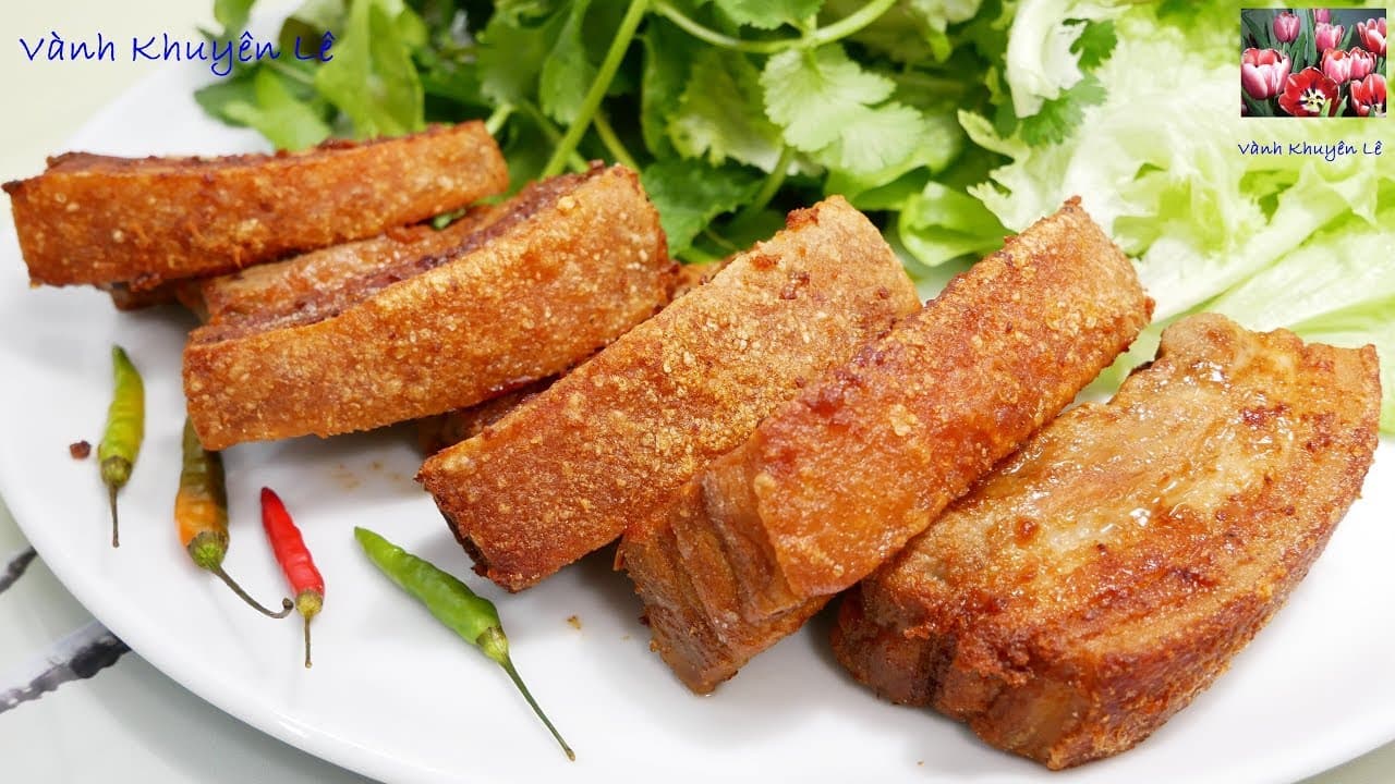 Thịt rán muối