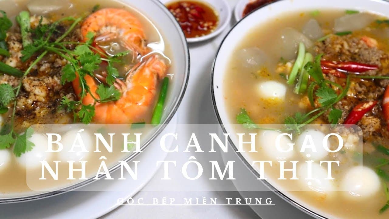 Bánh Canh Bột Gạo Tôm Thịt Trứng Cút