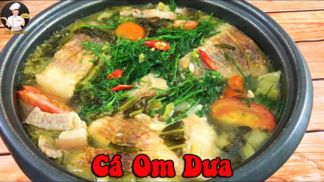 Cá Điêu Hồng Om Dưa
