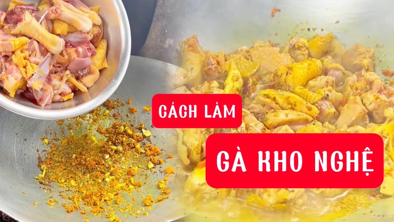 Gà Kho Nghệ
