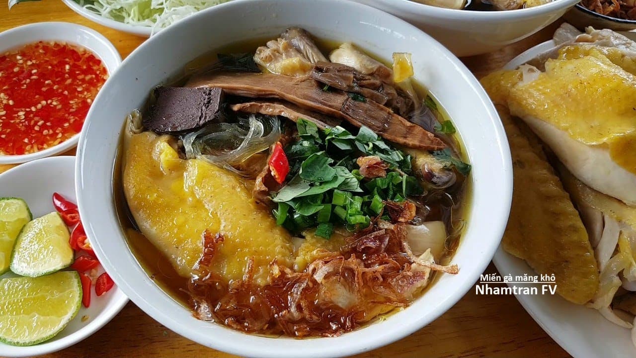 Miến Gà Măng Khô