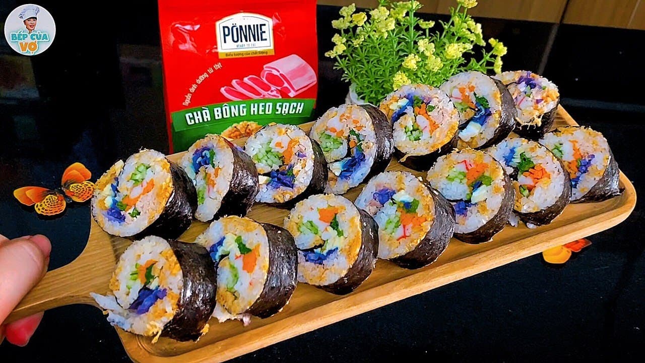 Kimbap chà bông