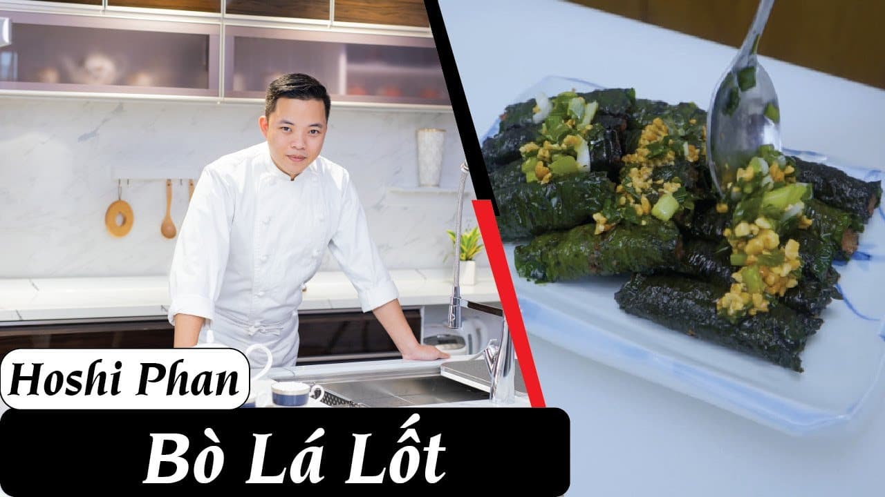 Thịt bò cuốn lá lốt