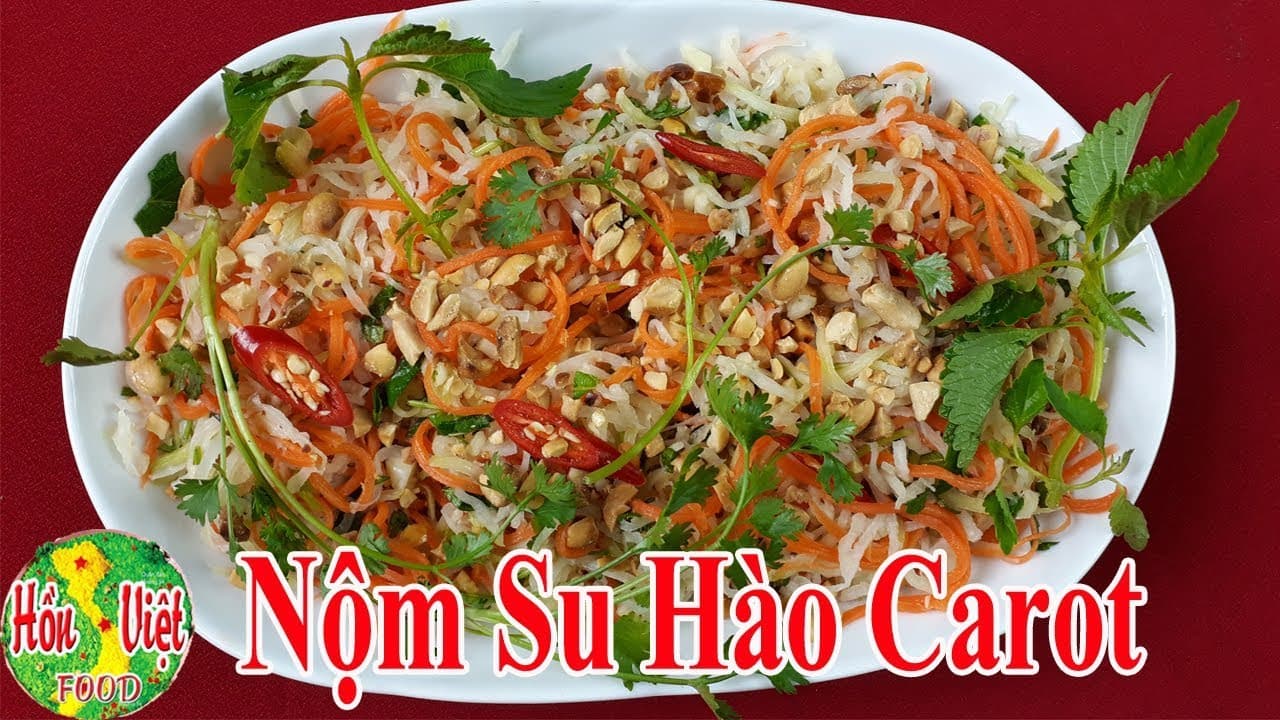 Su hào cà rốt trộn lạc