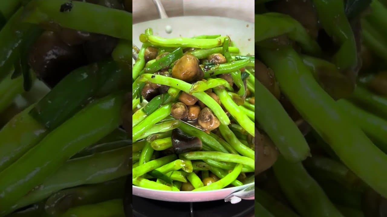Đậu Que Xào Nấm Thơm Đậu Hũ