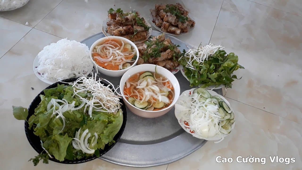 Bún chả nem