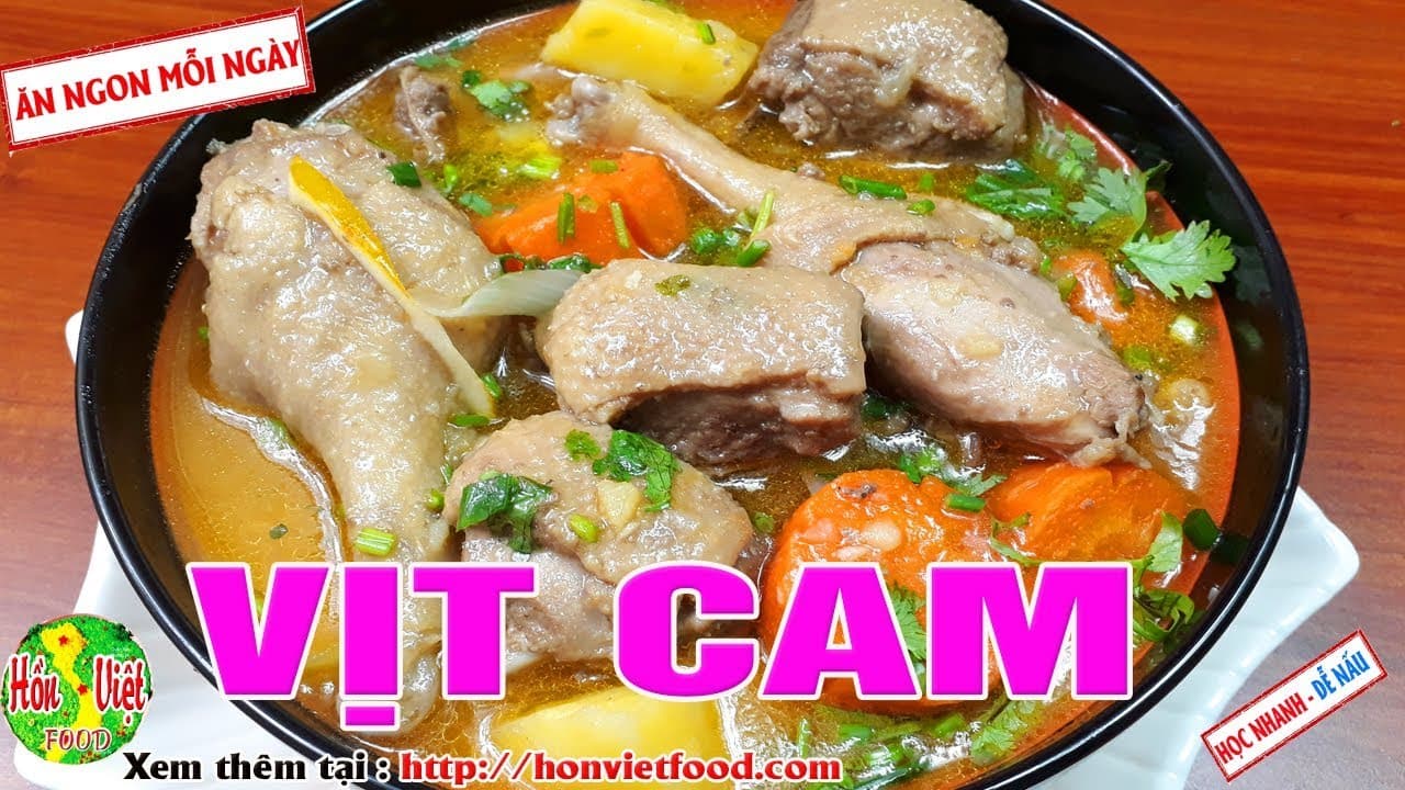 Vịt Nấu Cam