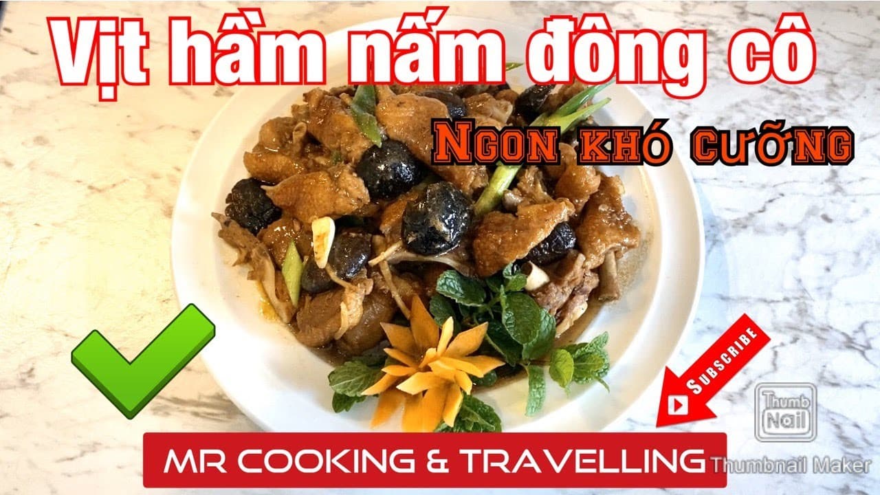 Vịt Hầm Nấm Hương