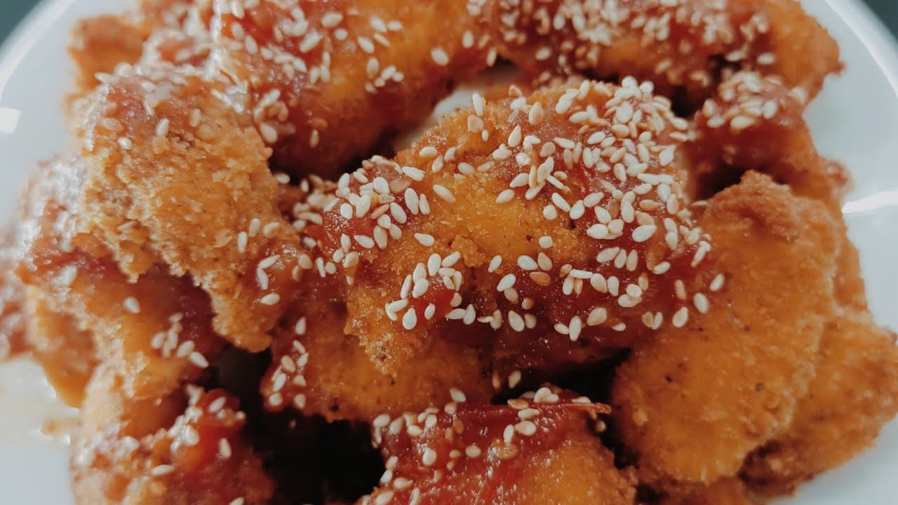 Thịt viên sốt mật ong