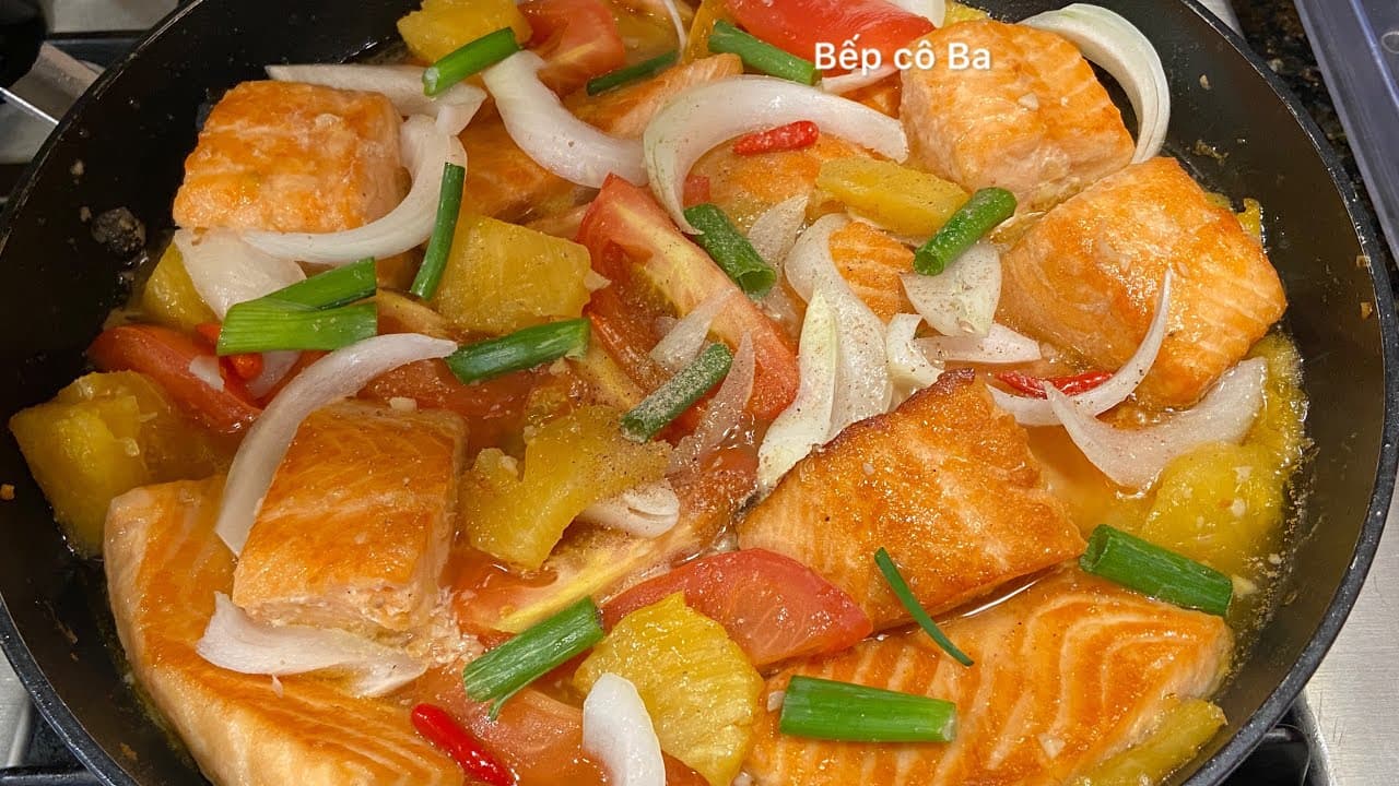 Cá Hồi Kho Thơm