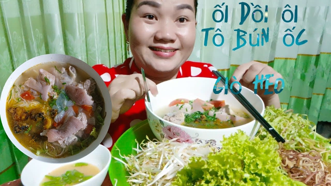 Bún ốc giò heo