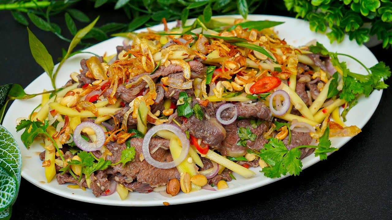 Gỏi Thịt Bò Rau Lang