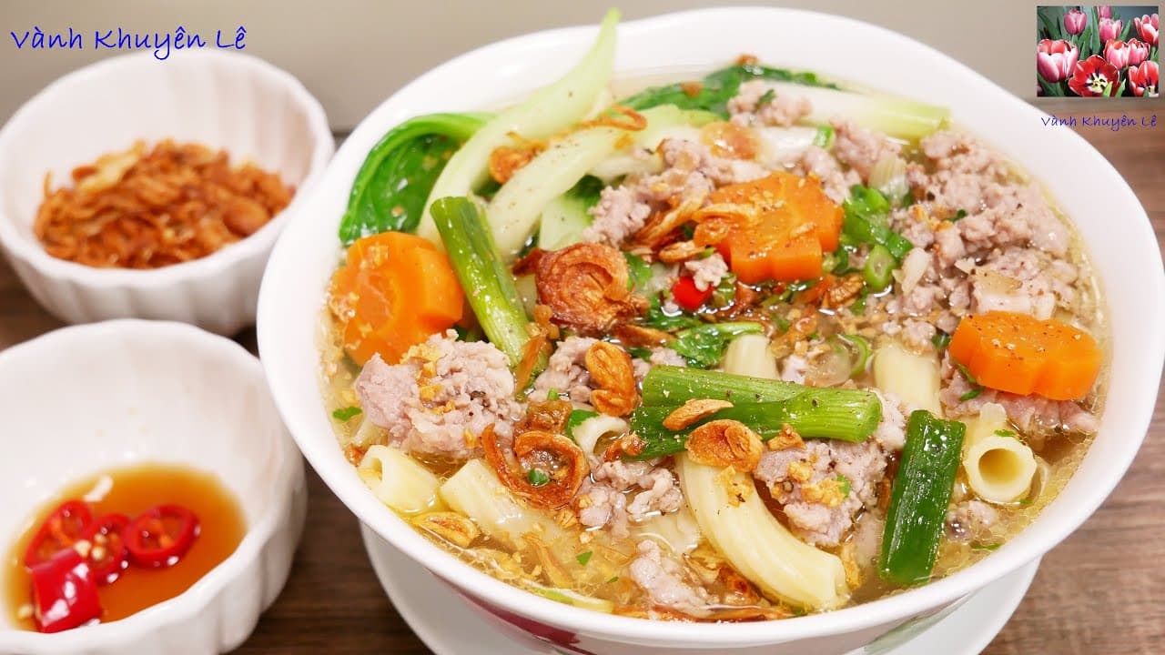 Nui Nấu Thịt Viên
